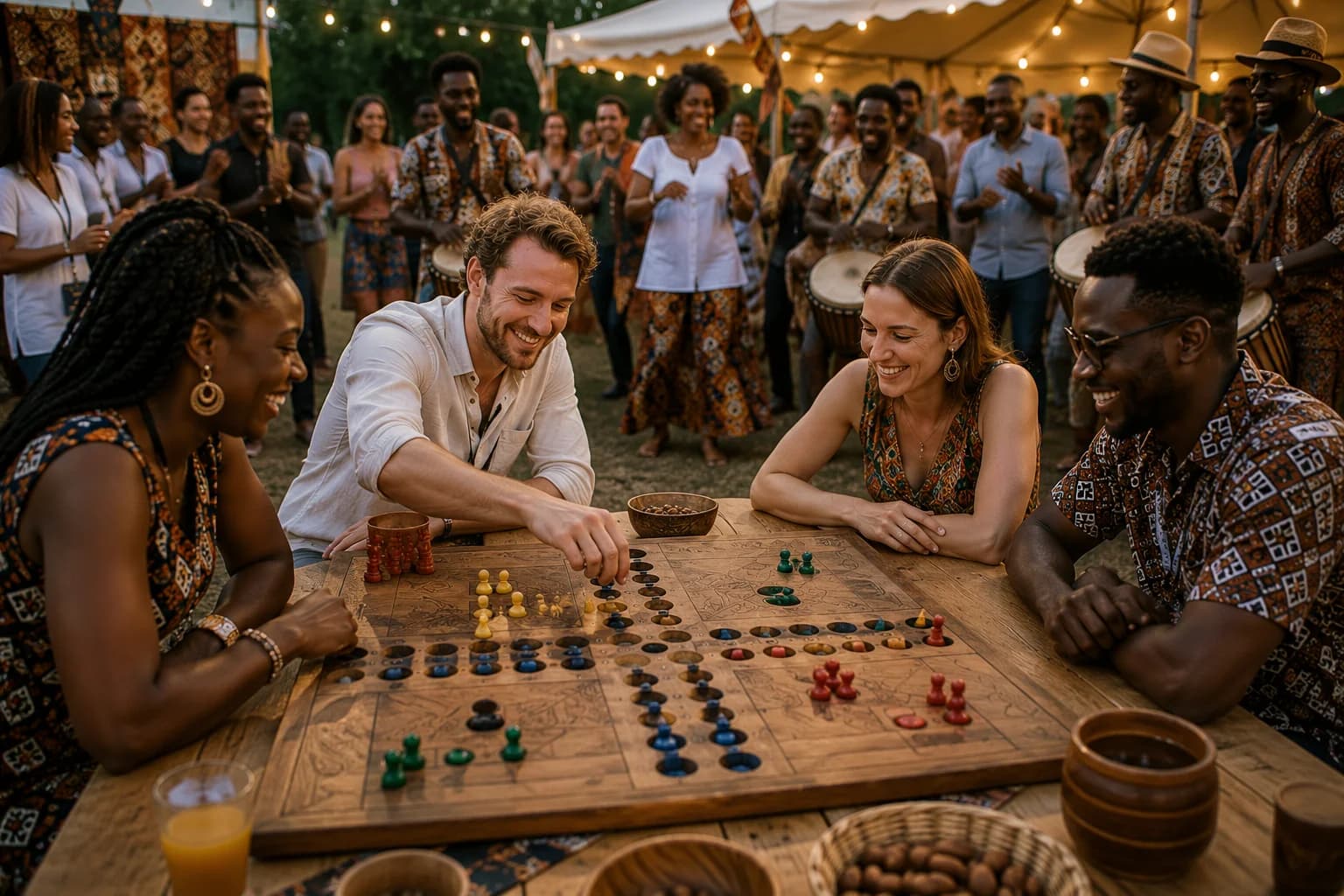 Animation fête du jeu africain